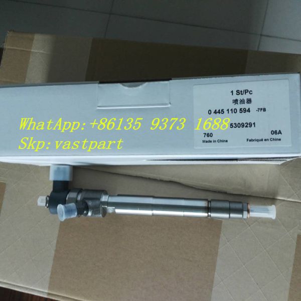 Quality Cummins Isf 2.8 Engine Part Fuel Injector 5258744, 5309291, 0445110376 wholesale