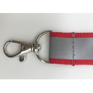 Excellent Reusable Glow In The Dark Lanyards With Swivel Hook / Bulldog Clips