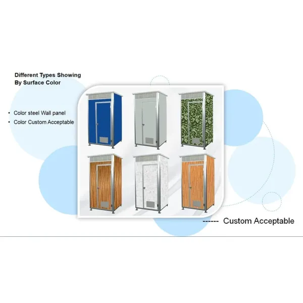 Portable 20 Feet Container Prefab House Toilet