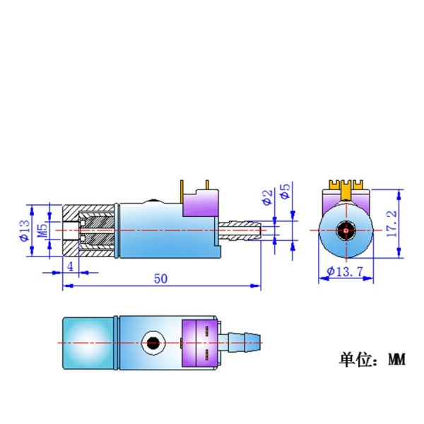 T1350 Miniture 36W DC Power Solenoid
