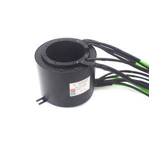 Cheap 2 X 100M Through Hole Ethernet Slip Ring Dia. 100mm Temperature -40°C for sale