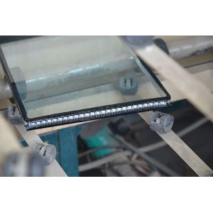 Double glass making warm edge spacer apply machine and tools