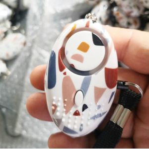 Custom Safesound Peronsal Alarm Plastic LR44 Panic Devices With LED Light 40g