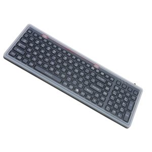 IP68 Industrial Rubber Medical Keyboard EMC Emission With Protection Cover