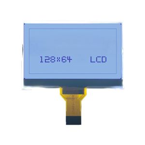 128X64 Monochrome LCD Screen 3.3V Graphic LCD Display 250Cd/M2 For Handheld