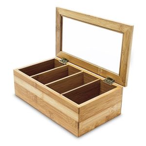 customized design for bamboo tea box tea packaging box with wholesale price