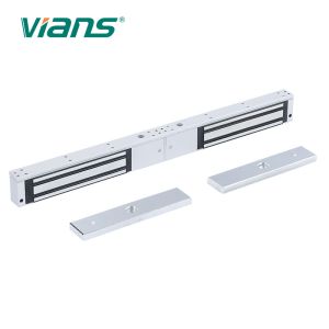 Security Door Electromagnetic Lock 600Lbs*2 Holding Force With LED Lock Signal