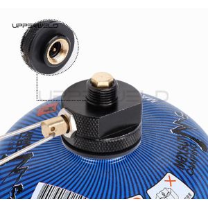 Propane Butane Gas Cartridge Camping Stove Adapter with Flat Cylinder Control