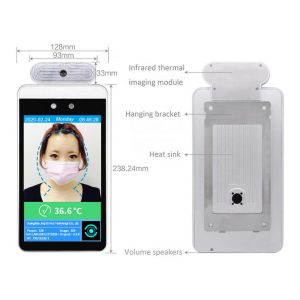 Ethernet And Wireless Face Recognition Infrared Thermometer With LCD Display