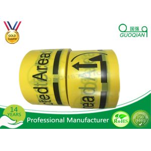 Underground Caution PE Warning Tape Double Color with Strong Adhesive