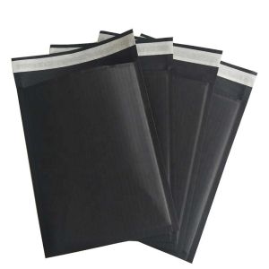 Lightweight Biodegradable Padded Mailers Fully Black Compostable Padded Mailers
