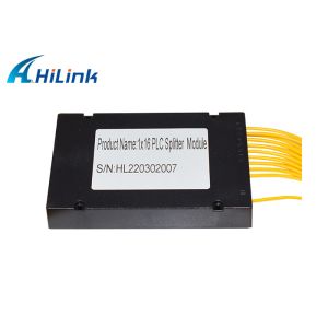 LC APC Connector 1x16 PLC Splitter 1260-1650nm G657A1 ABS Box 1M PLC Splitter