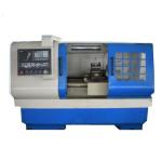 3 Axis CK6140 CNC Lathe Machine 808D Controller Tool As Hub Shaping