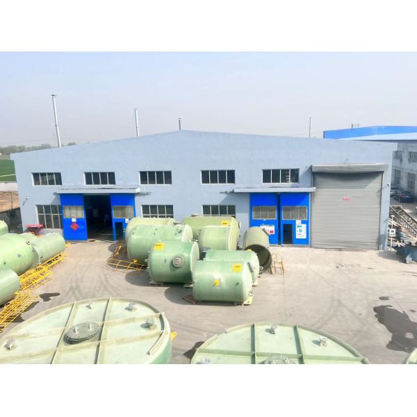 Round 2500mm FRP Chemical Mixing Tank High Strength Activated Carbon Deodorizer