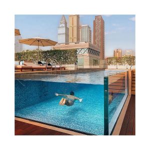 China Villa Pool Plexiglass Wall Panels Sample Small Fiber Glass Swimming Pools on sale