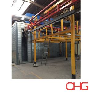 Manual Loading and Unloading Professional Powder Coating Line for Aluminum