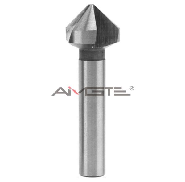 Quality DIN335C 90 Degree 1/3 Flutes HSS Chamfer Metal Countersink Drill Bit for Chamfering and Deburring and Counter Sink wholesale
