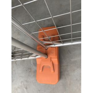 22.00kg Temporary Barrier Fencing / Construction Site Fencing Q235 Steel