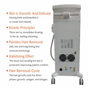 Efficient Diode Laser Hair Removal Machine Air Water Semiconductor Module