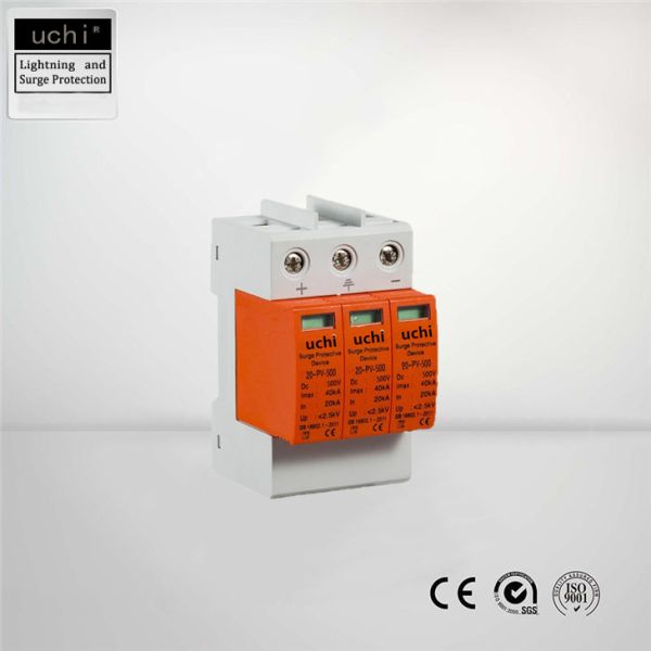 Quality 500V Oxide Dc Surge Arrester Lighting Protecting Combination Method 3P wholesale