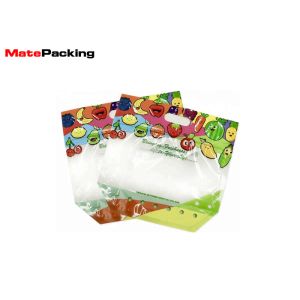 Protection Clear Plastic Zip Bags Customized Thickness With Clear Window