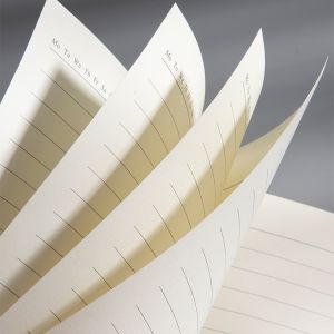 Customized Paper Business Logo Printed Debossed Soft Black PU Planner A5 Leather