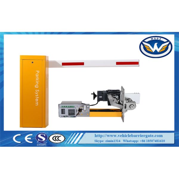 Aluminum Alloy Arm Security Barriers And Gates DC Brushless Motor With Hall