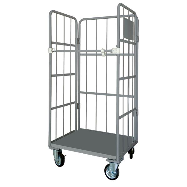 Torin SWK1041 Roll Box Tray Metal Steel Bottom Plate Warehouse Logistics Handcart Storage Folding Metal Base Roll Cage Handcart