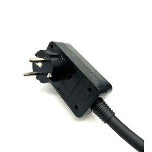 China EU Plug Power Cord With GFCI 16A Integrated Anti-Electric Shock German Standard Leakage Protection Wiring Plug Extension Cords on sale