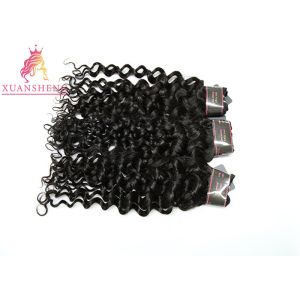 10A Peruvian Hair Bundles Weave Unprocessed Curly Italian Curly Extensions