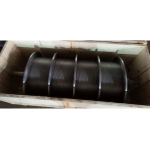 Construction Wall Scraping Offshore Crane Parts Gray Four Roller