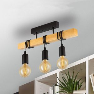 Creative Wood Chandelier Retro Industrial Style Solid Wood Primary Color