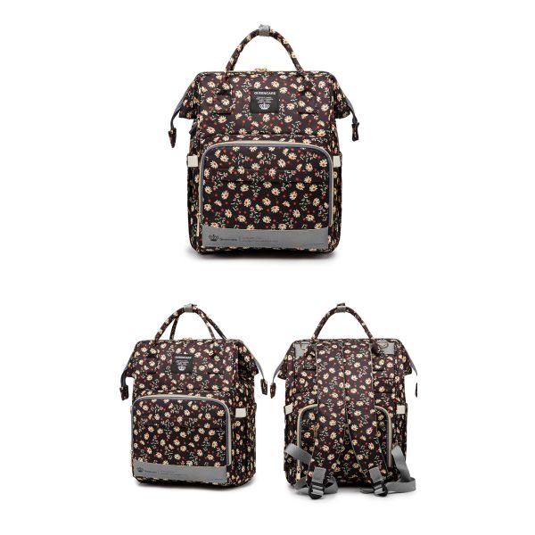 Factory Hot Sell Mommy Outdoor Travel Baby Diaper Bags Large Capacity with Kids Stroller Strap Backpack for Mom Mochila