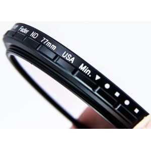 77mm ND2 To ND400 Wider Outer Optic Variable Neutral Density ND Filter With Matt