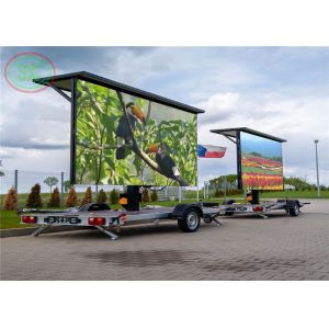 Customizing outdoor movable LED trailer sign LED display anti-collision for