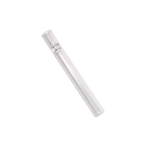 150℃ Inhale Borosilicate Straight Glass Smoke Pipe