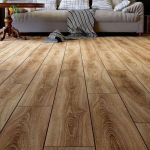 100% Real Wood Medium Plank (5.1-6.9in) SPC Click Flooring with Bf1-S1 Fire