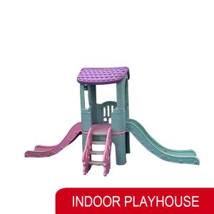 China Kids Kindergarten Park Indoor Outdoor Playhouse Plastic With Slide on sale