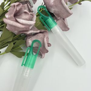 SS316 Spring Mini Pump Sprayer Pen Hand Sanitizer 8ml 10ml Hanging Buckle Cover