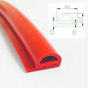 Custom Designs Accepted Food Grade Silicone High Temperature Weatherstrip for
