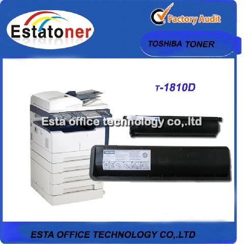 Quality T-1810D Toshiba E-studio Toner , 16000pages Toshiba Copier Toner wholesale