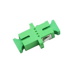 Singlemode Simplex Fiber Optic Adapter SC APC To SC APC Adapter With Flange