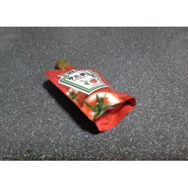 Quality 100ml Spout Stand Up Pouch Food Grade Recycled For Tomato Sauce wholesale