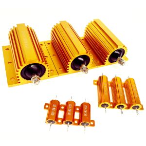 RX24 30W Gold Aluminum Housed Wirewound Power Resistor power resistor dynamic