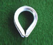 China 304 Stainless Galvanized Wire Cable Rope Thimble Winch Wire Loop on sale