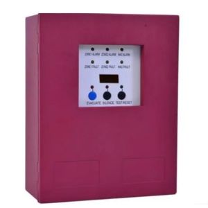 Conventional 2 Zone Fire Alarm Controller For Wired Smoke Detector Alarm System