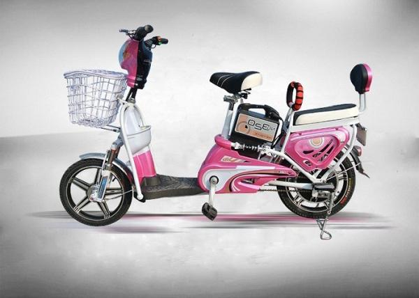 Quality Pink Color fashion  model  Electric Bike Moped Scooter , Electric Moped Scooter For Adults wholesale