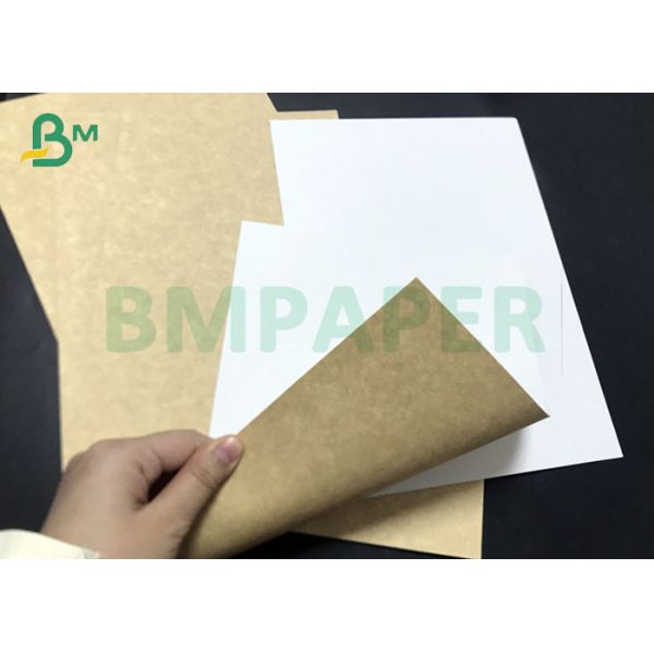 80gsm 100gsm 120gsm Brown Kraft Board Roll For Paper Bags