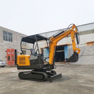 Hydraulic Tiny Mini Excavator 2000kg 4km/h Compact Digging Equipment