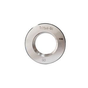 Metric TR75x4mm Trapezoidal GO Thread Ring Gauge 8c for Test External Threads